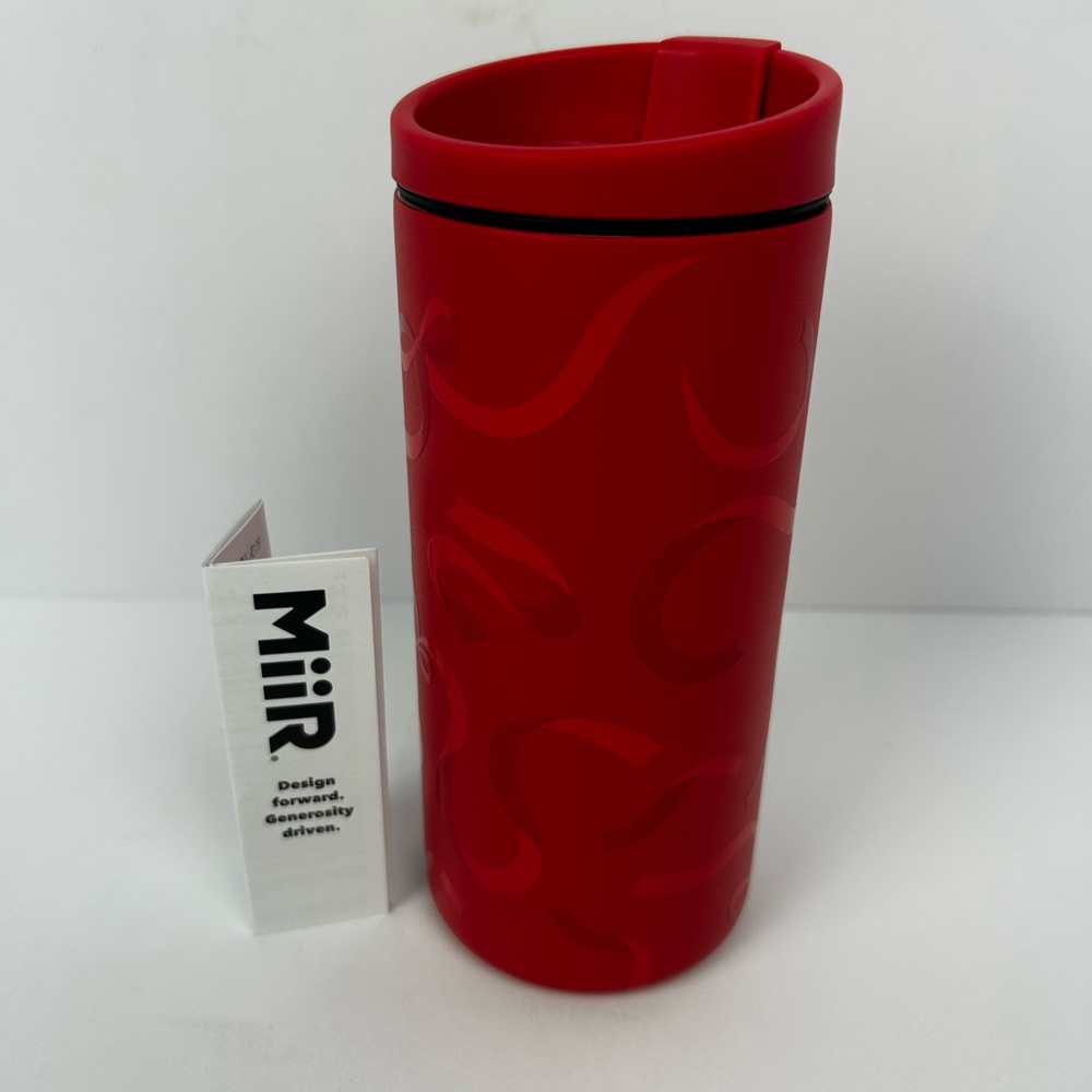 Starbucks Red Holiday Stainless Travel Tumbler 12oz New Coffee